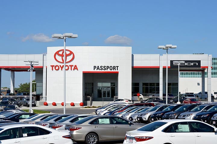 Dealership at Passport Toyota in Suitland MD