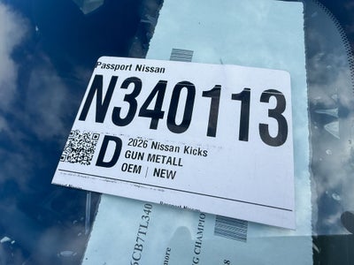 2026 Nissan Kicks SV