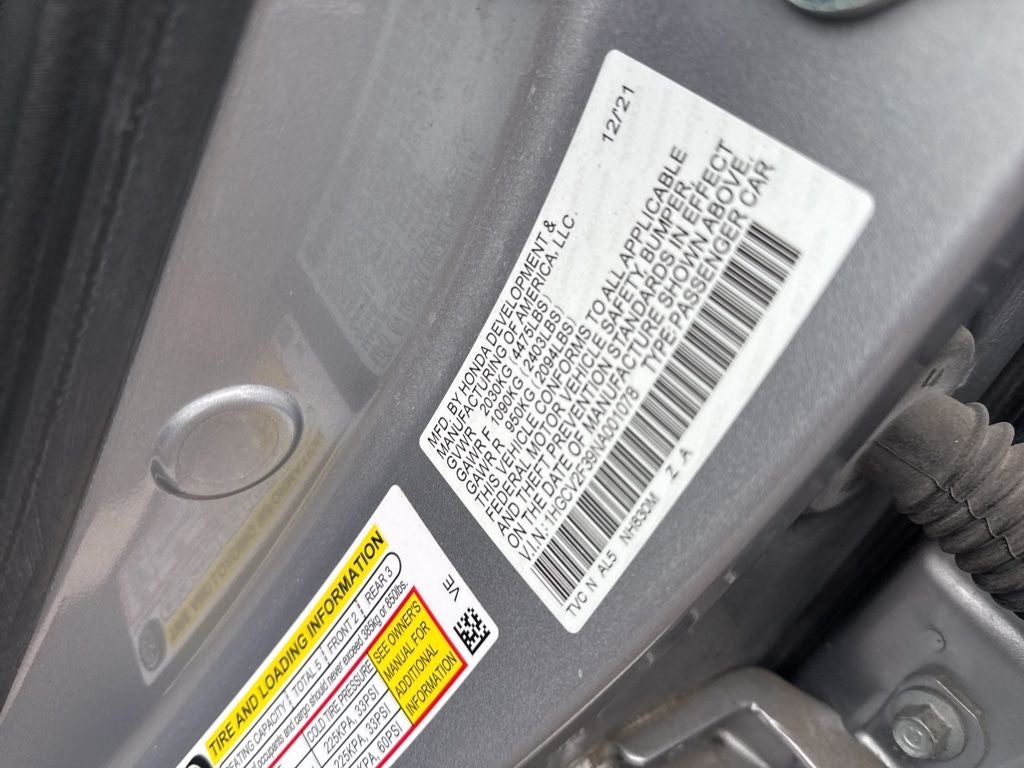 2022 Honda Accord Sport 2.0T