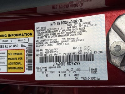 2015 Ford Fusion Hybrid SE