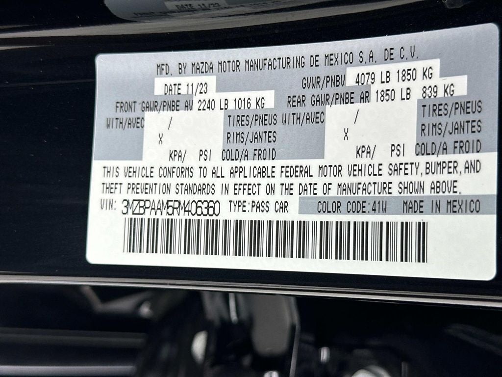 2024 Mazda Mazda3 2.5 S