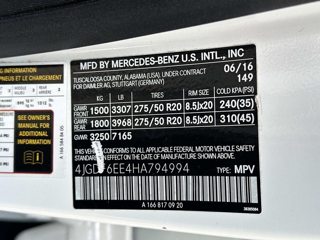 2017 Mercedes-Benz GLS GLS 450 4MATIC®