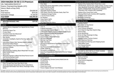 2024 Mazda Mazda CX-50 2.5 S Premium Package