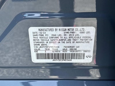 2023 INFINITI Q50 Red Sport 400