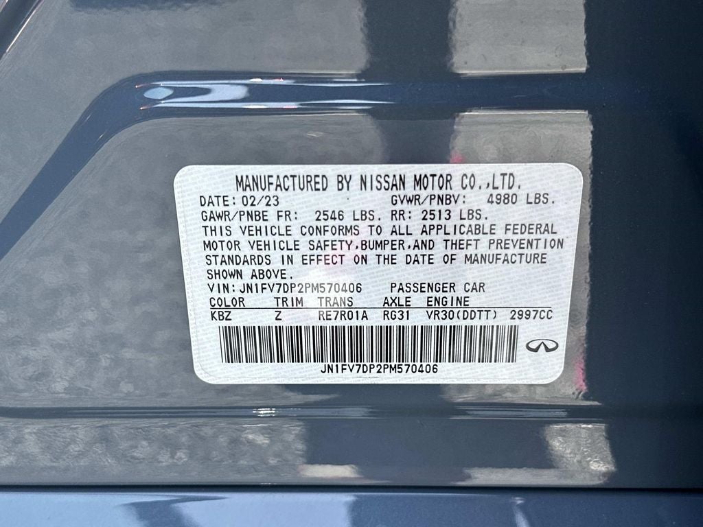 2023 INFINITI Q50 Red Sport 400