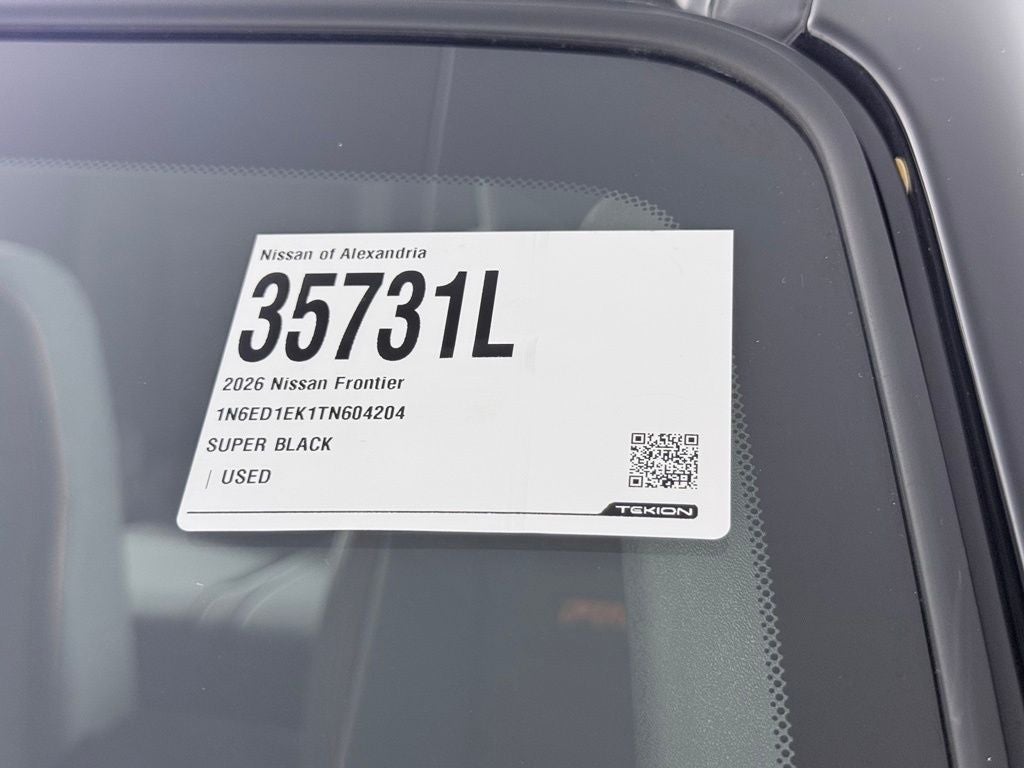 2026 Nissan Frontier PRO-4X Nissan Certified