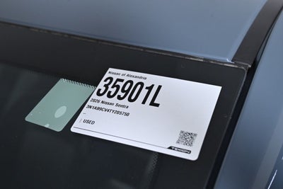 2026 Nissan Sentra SV Nissan Certified