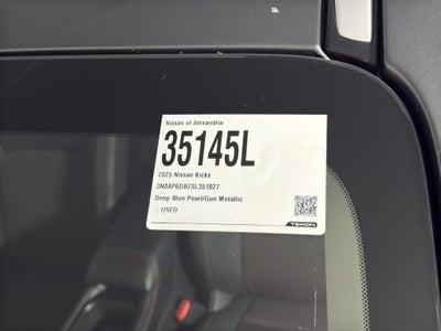 2025 Nissan Kicks SR Nissan Certified