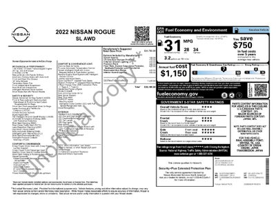 2022 Nissan Rogue SL Nissan Certified