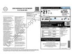 2020 Nissan Pathfinder Platinum
