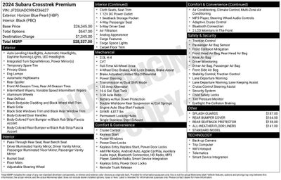 2024 Subaru Crosstrek Premium