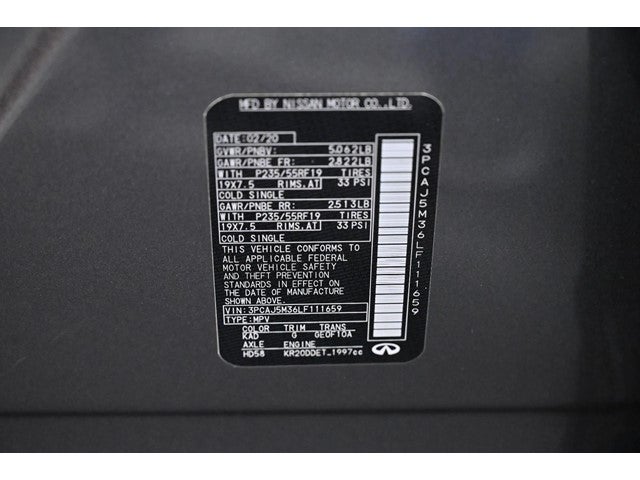 2020 INFINITI QX50 ESSENTIAL