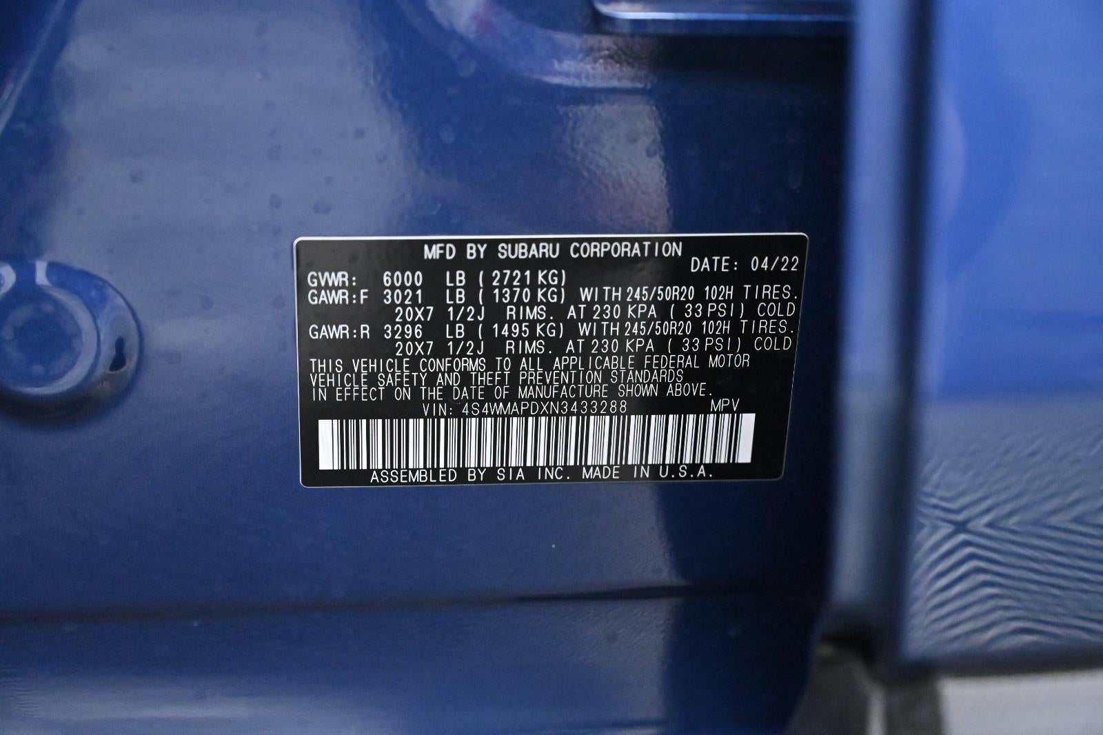 2022 Subaru Ascent Limited