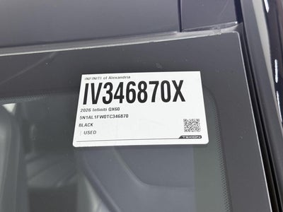 2026 INFINITI Qx60 SPORT