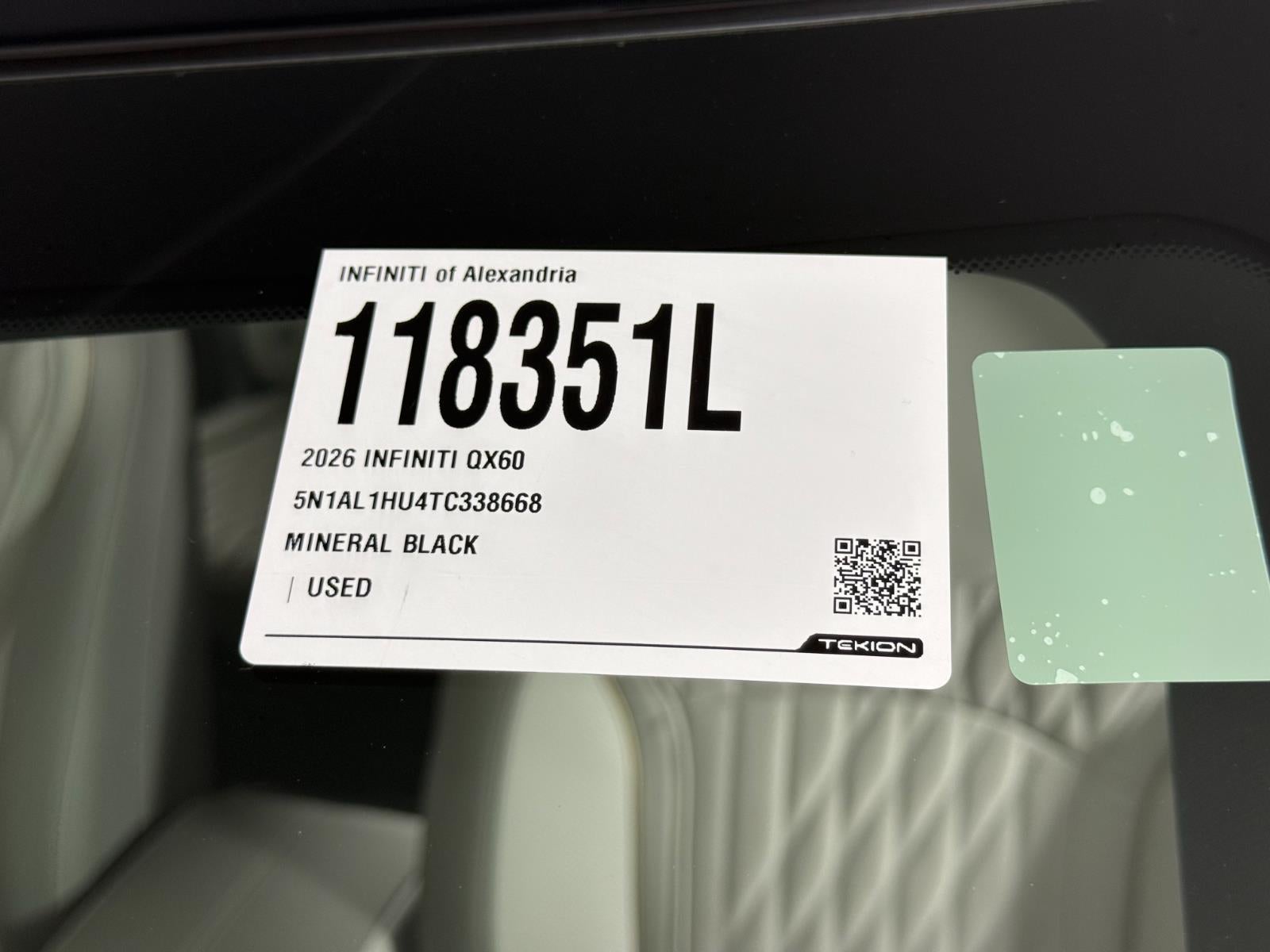 2026 INFINITI QX60 AUTOGRAPH