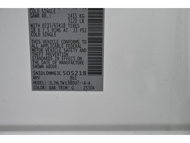 2018 INFINITI QX60 3.5 AWD