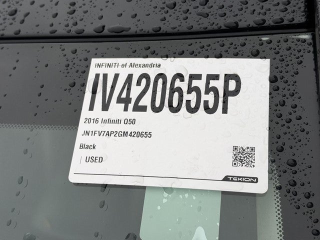 2016 INFINITI Q50 3.0t Red Sport 400