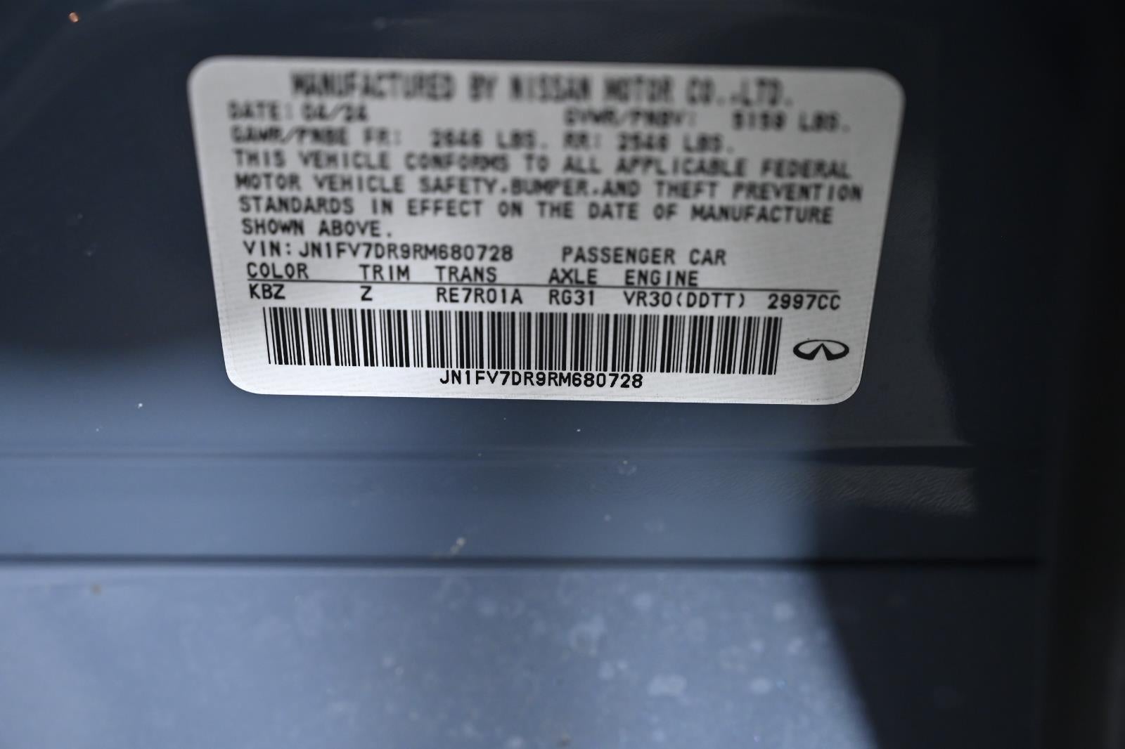 2024 INFINITI Q50 RED SPORT 400