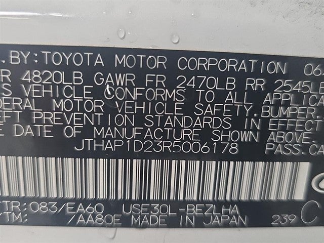 2024 Lexus IS IS 500 F SPORT Performance Premium