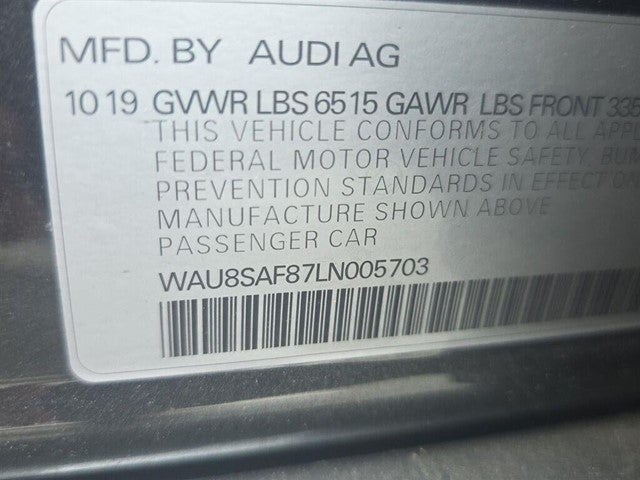 2020 Audi S8 4.0 TFSI