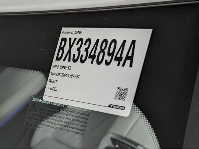 2025 BMW X5 xDrive40i