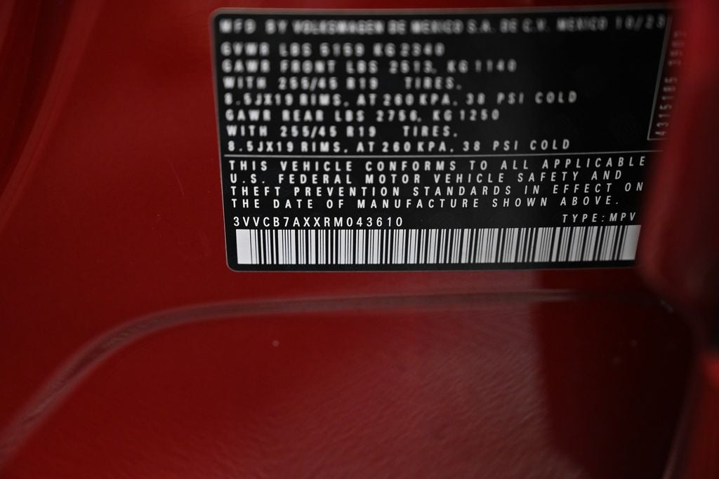 2024 Volkswagen Tiguan 2.0T SE R-Line Black