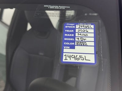 2026 MINI Cooper S Base