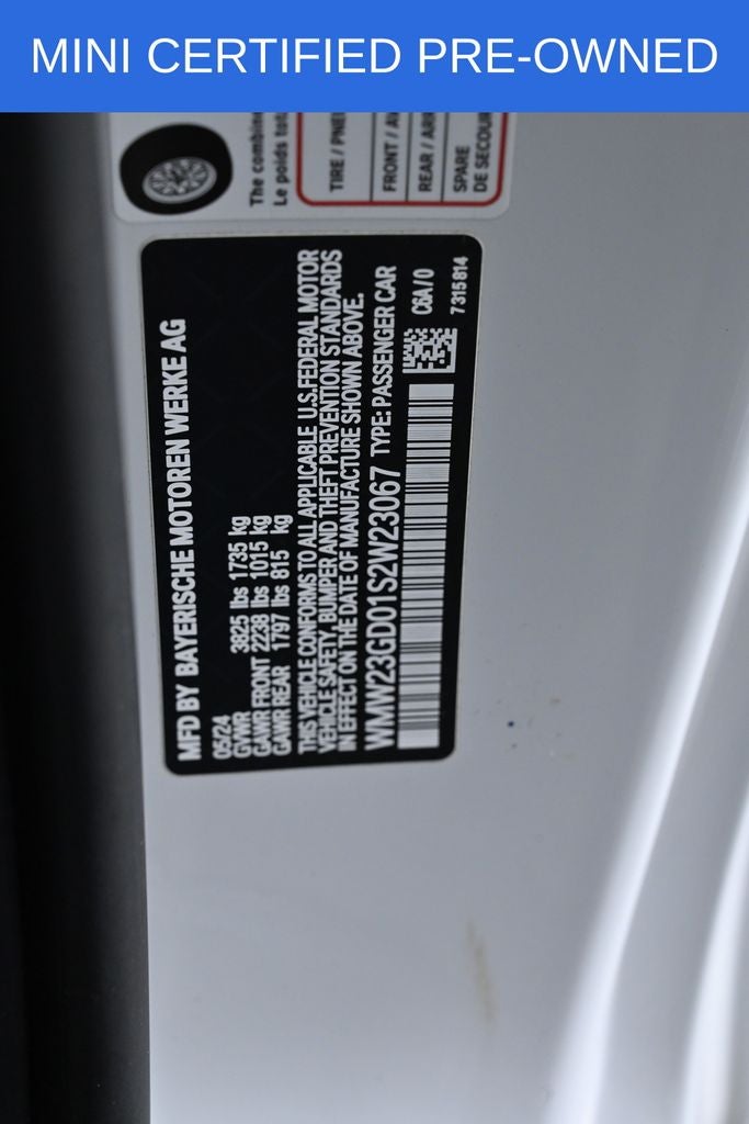 2025 MINI Cooper S Iconic Hardtop 2 Door