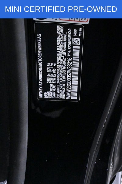 2025 MINI Cooper S Hardtop 2 Door Signature Plus