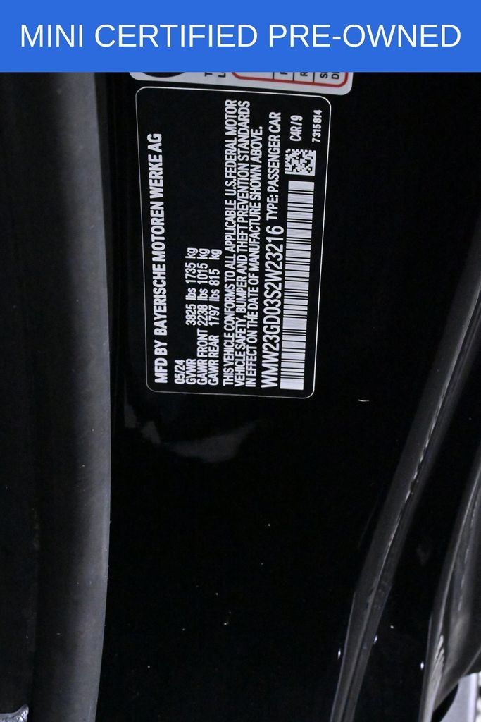 2025 MINI Cooper S Hardtop 2 Door Signature Plus