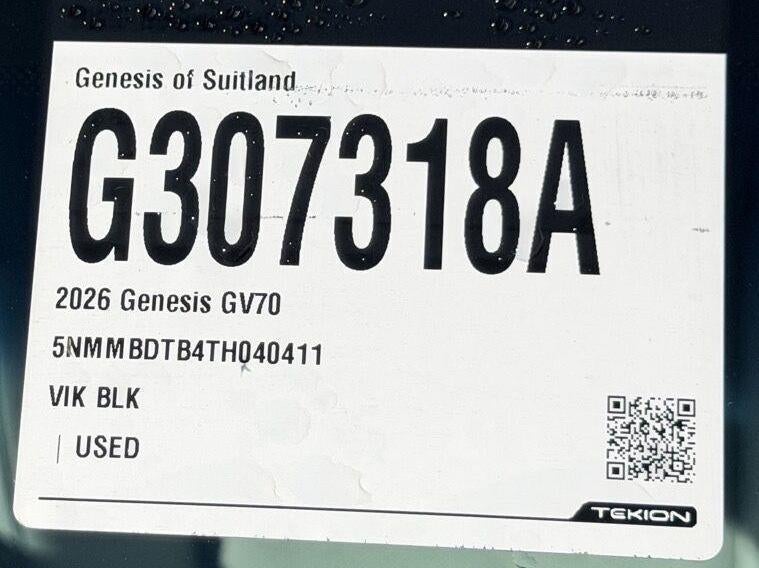 2026 Genesis GV70 2.5T Advanced