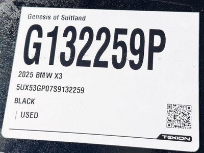 2025 BMW X3 30 xDrive