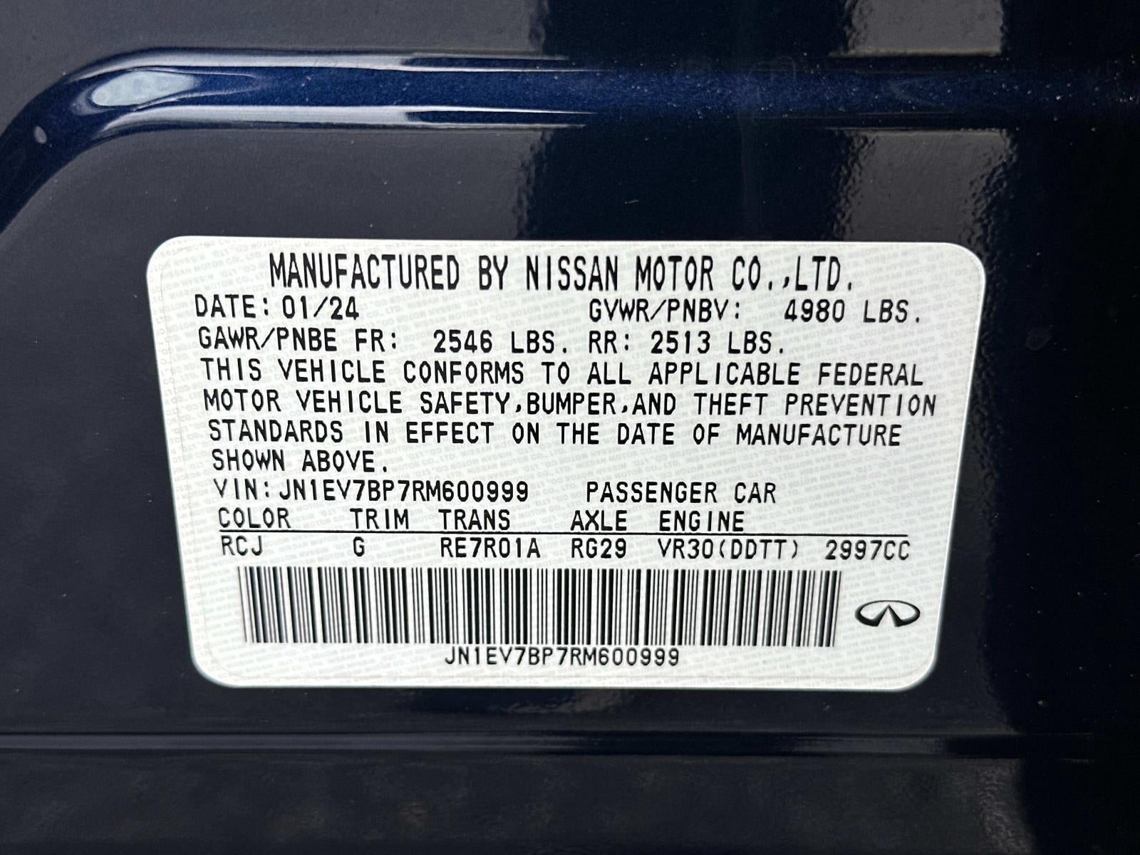 2024 INFINITI Q50 LUXE