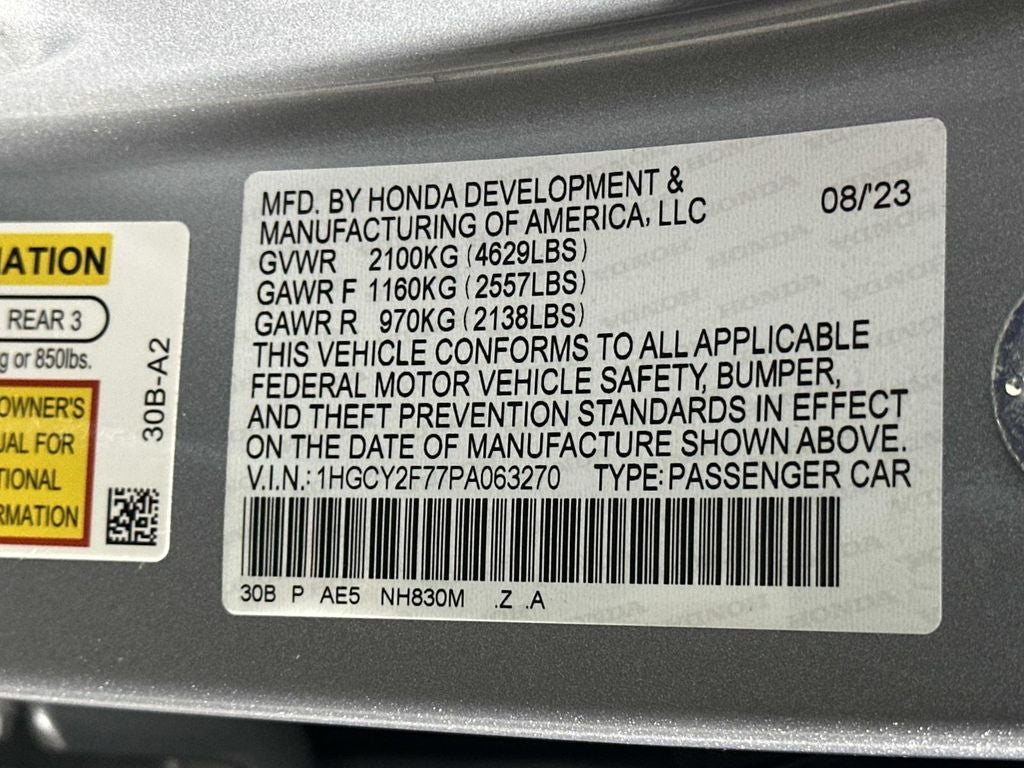 2023 Honda Accord Hybrid Sport-L