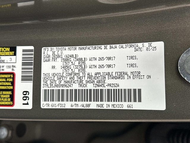 2025 Toyota Tacoma TRD Off-Road