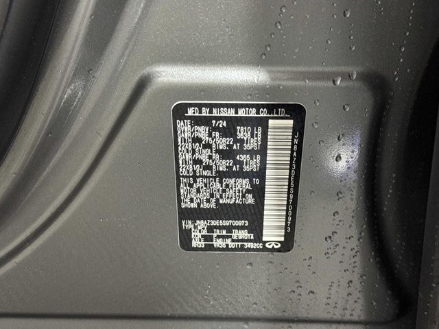 2025 INFINITI QX80 SENSORY