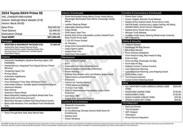 2024 Toyota RAV4 Prime SE