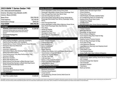 2023 BMW 7 Series 740i