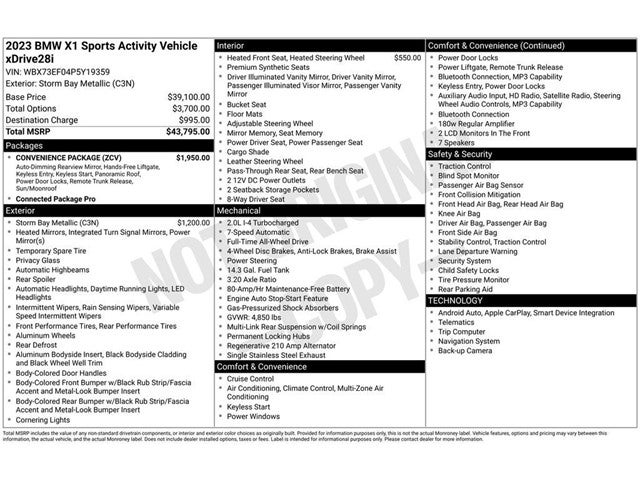 2023 BMW X1 xDrive28i