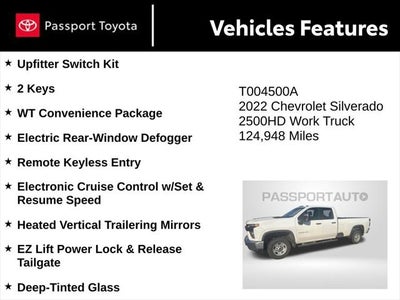 2022 Chevrolet Silverado 2500HD Work Truck