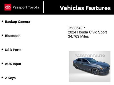 2024 Honda Civic Sport