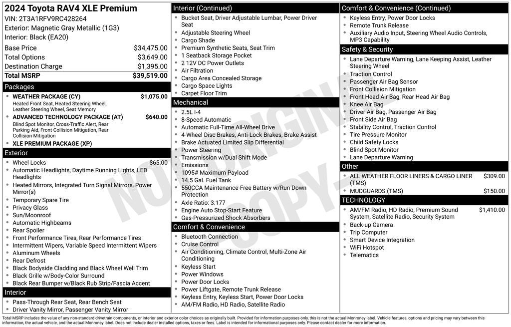 2024 Toyota RAV4 XLE Premium
