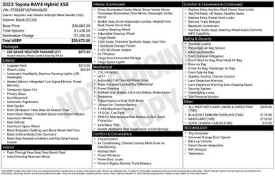2023 Toyota RAV4 Hybrid XSE