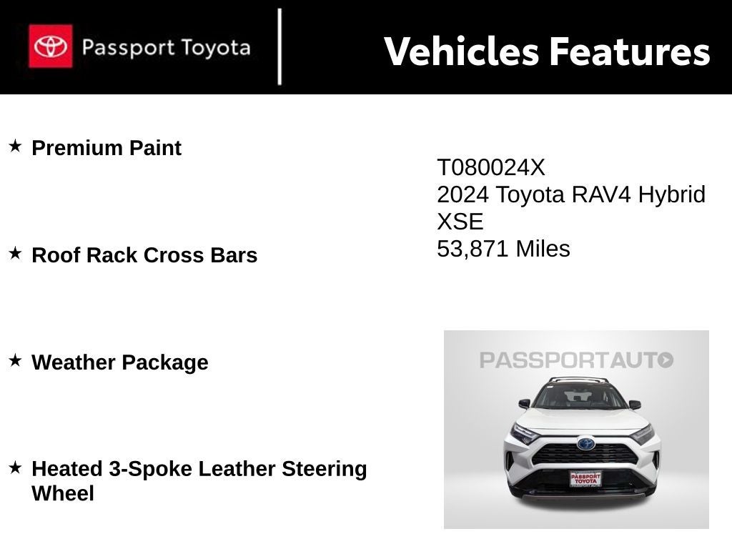 2024 Toyota RAV4 Hybrid XSE