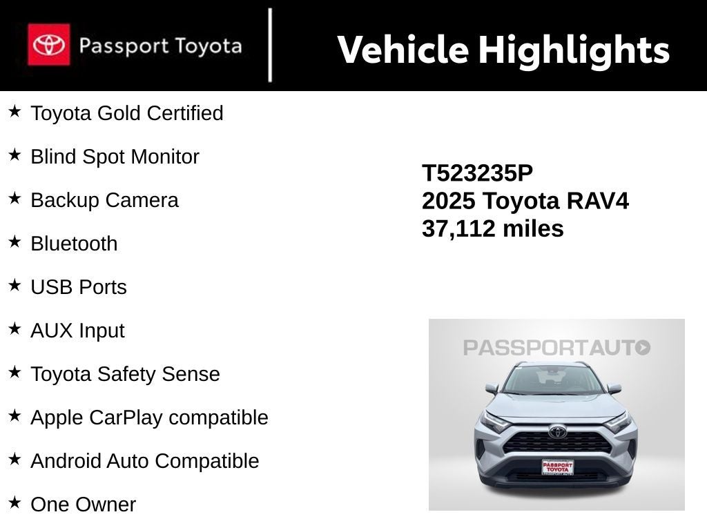2025 Toyota RAV4 XLE