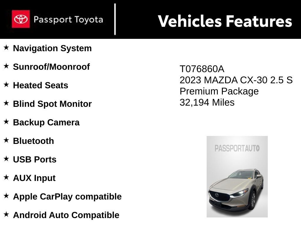 2023 Mazda Mazda CX-30 2.5 S Premium Package