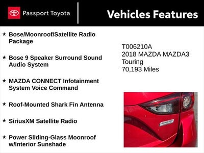 2018 Mazda Mazda3 Touring