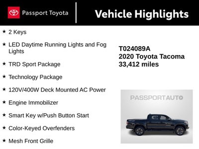 2020 Toyota Tacoma TRD Sport V6