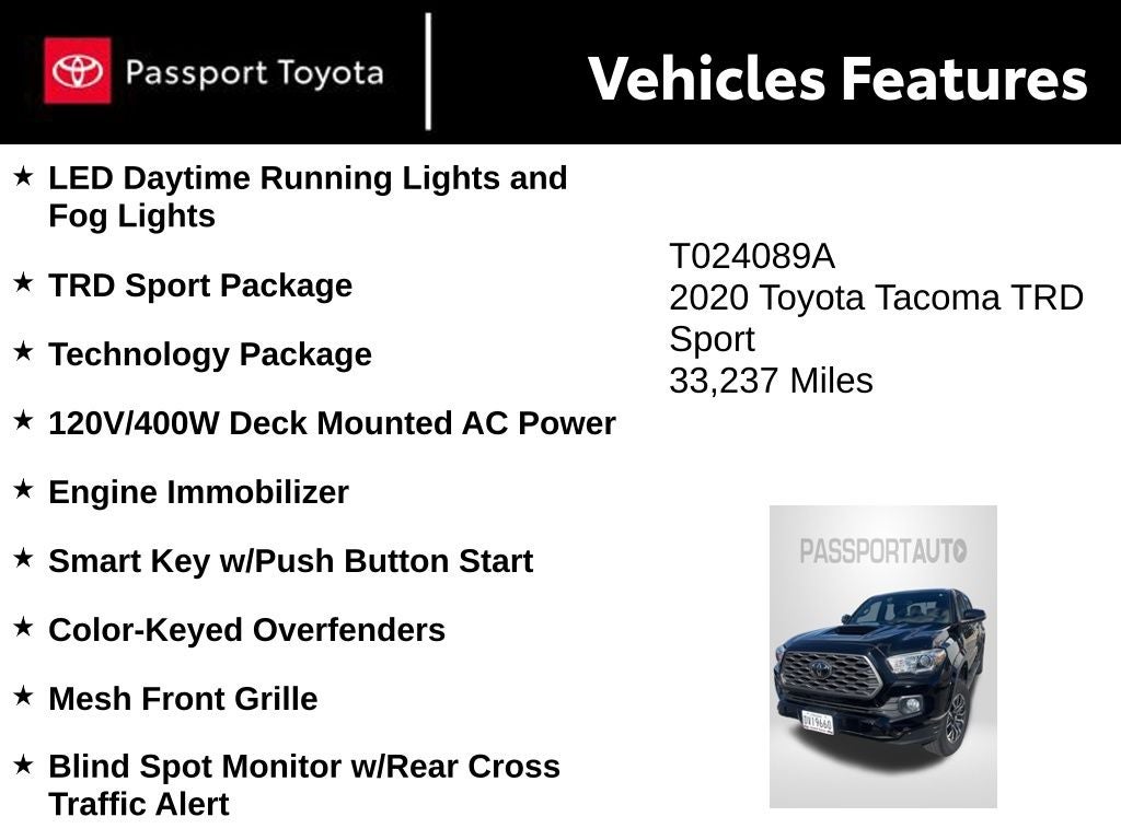 2020 Toyota Tacoma TRD Sport V6