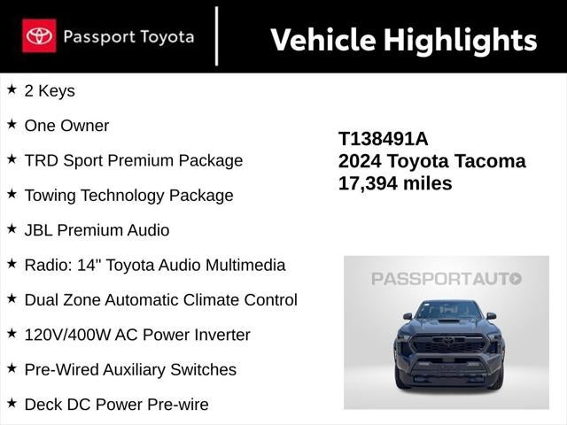 2024 Toyota Tacoma TRD Sport